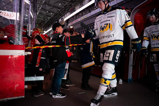 inför ishockeymatchen i SHL mellan Örebro och HV71