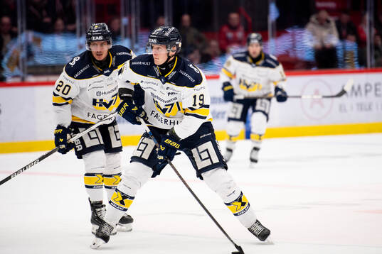 HV71s Andre Petersson och Henrik Borgström