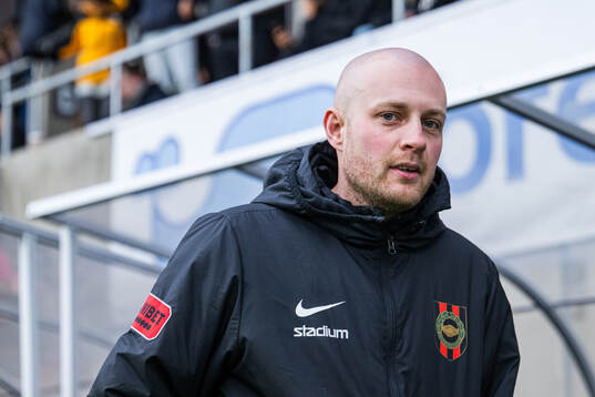 Brommapojkarnas tränare Fredrik Landén
