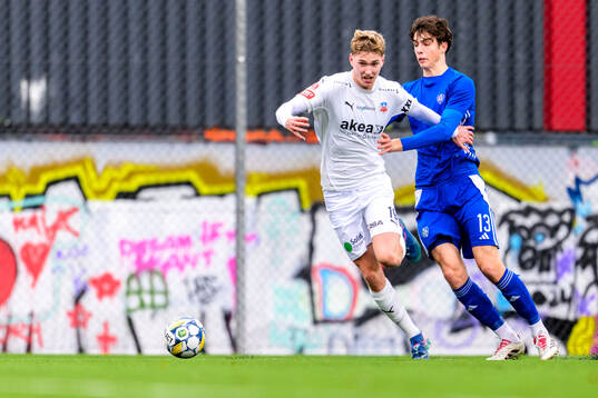 Helsingborgs Benjamin Örn och Hellerups Johannes Jepsen