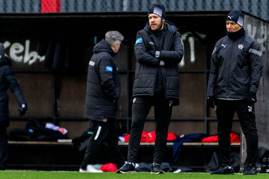 Helsingborgs assisterande tränare Max Lindén och tränare