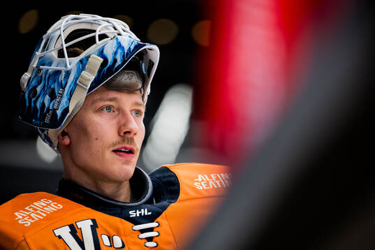 Växjös målvakt Emil Larmi