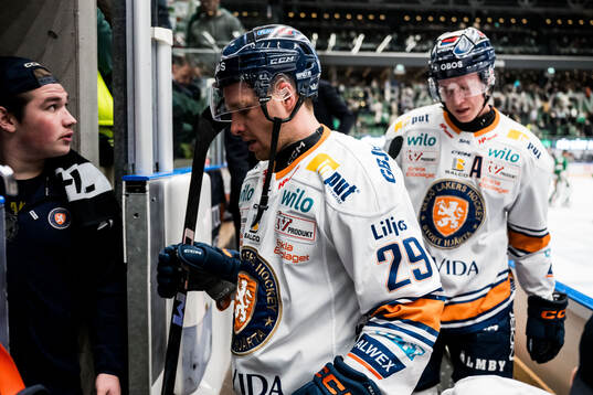 Växjös Sebastian Strandberg deppar