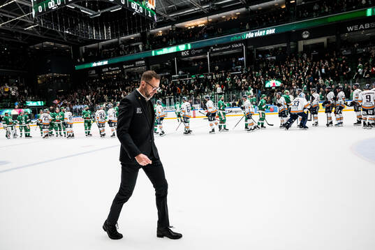 Rögles tränare Roger Hansson deppar