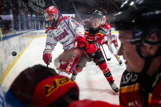 Timrås Per Svensson och Luleås Isac Hedqvist