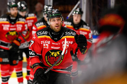 Luleås Linus Omark jublar