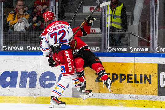 Timrås Erik Walli Walterholm och Luleås Erik Gustafsson