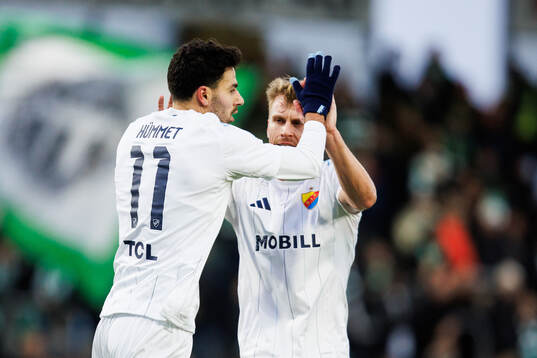 Djurgårdens Deniz Hummet jublar