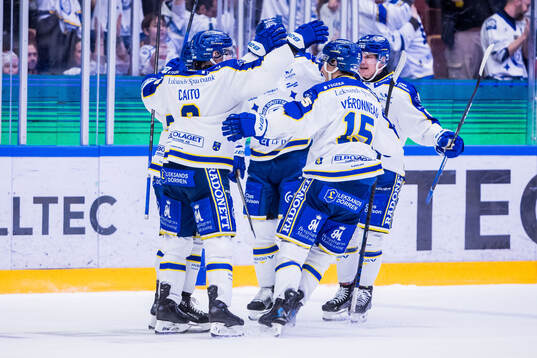 Leksands Marcus Karlberg jublar