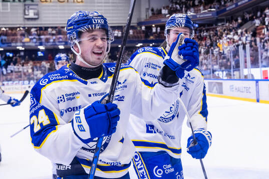 Leksands Arvid Eljas jublar