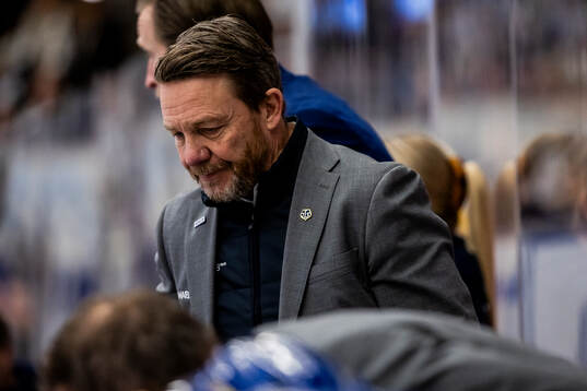 Leksands tränare Charles Berglund