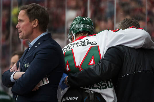 Frölundas Noah Dower Nilsson skadad