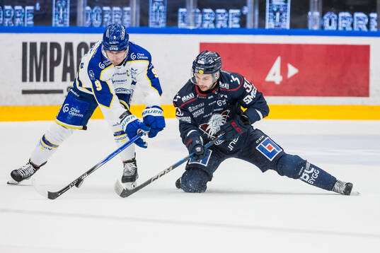 Leksands Patrik Zakrisson och Linköpings Ty Rattie