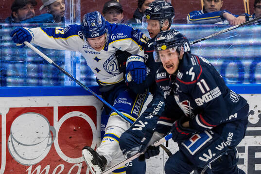 Leksands Kalle Östman och Linköpings Henrik Törnqvist