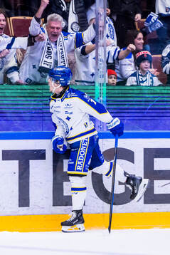 Leksands Marcus Karlberg jublar