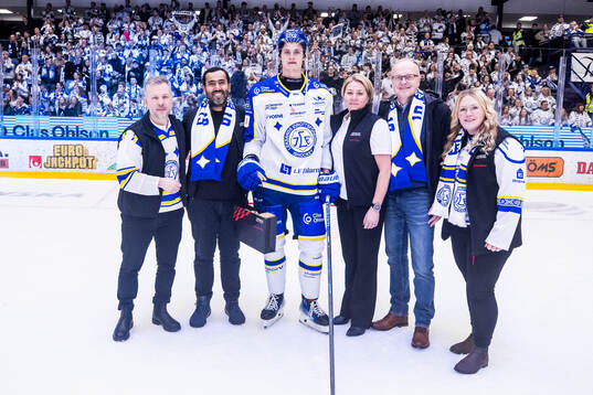 Leksands Anton Johansson utsedd till matchens lirare