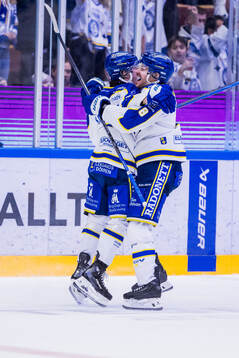 Leksands Marcus Karlberg jublar