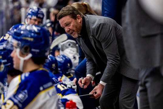 Leksands tränare Charles Berglund