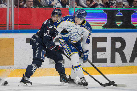 Linköpings Linus Hultström och Leksands Dennis Altörn