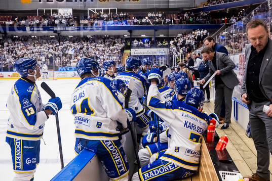 Leksands tränare Charles Berglund