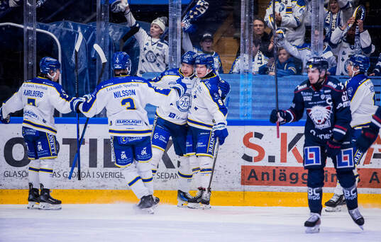 Leksands Alexander Lundqvist jublar