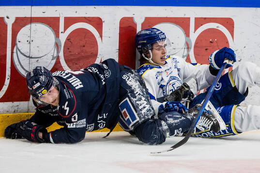 Linköpings Linus Hultström och Leksands Anton Johansson
