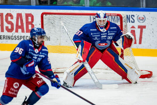 Oskarshamns målvakt Evan Cowley