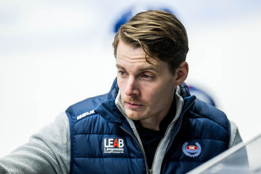 Oskarshamns tränare Albin Blomqvist