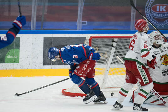 Oskarshamns Niclas Burström jublar