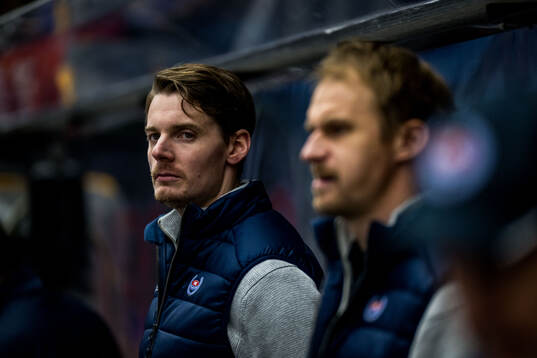Oskarshamns tränare Albin Blomqvist