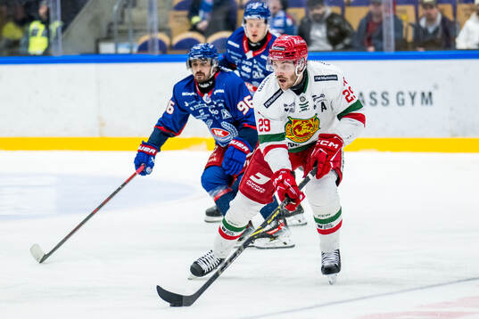 Oskarshamns Kevin Karlsson och Moras Johan Persson
