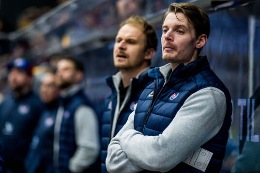 Oskarshamns tränare Albin Blomqvist