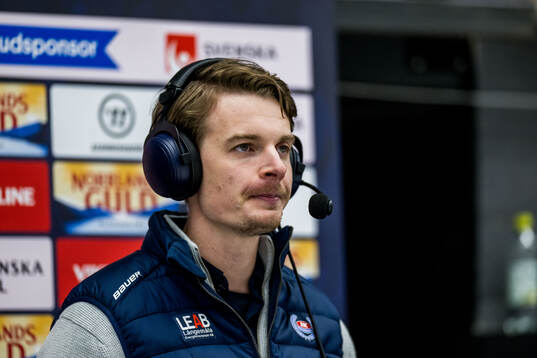 Oskarshamns tränare Albin Blomqvist