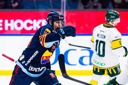 Djurgårdens Anton Frondell jublar