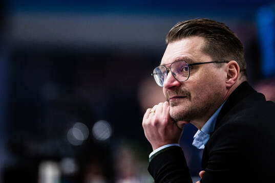 Björklövens tränare Björn Hellkvist deppar