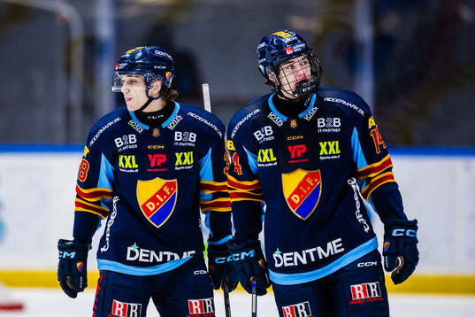 Djurgårdens Victor Eklund och Anton Frondell