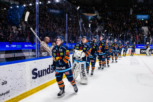 Djurgårdens spelare jublar