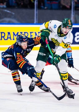 Djurgårdens Fredric Weigel och Björklövens Martin