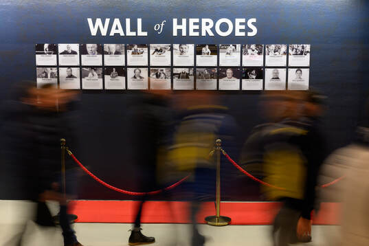 Wall of Heroes i Husqvarna Garden