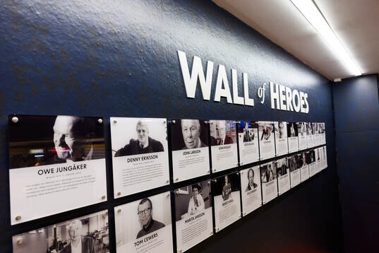 Wall of Heroes i Husqvarna Garden