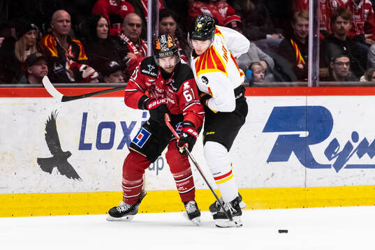 Örebros Ludvig Larsson och Brynäs Theo Lindstein