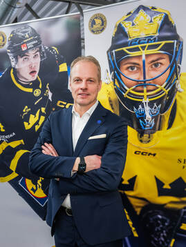 Juniorkronornas förbundskapten Magnus Hävelid