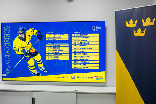 Presskonferens anordnad av Svenska Ishockeyförbundet