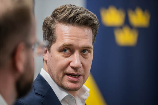 Tre Kronors förbundskapten Sam Hallam