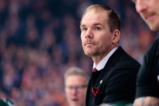 Färjestads tränare Thomas Mitell