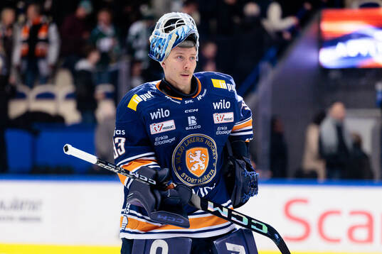 Växjös målvakt Emil Larmi