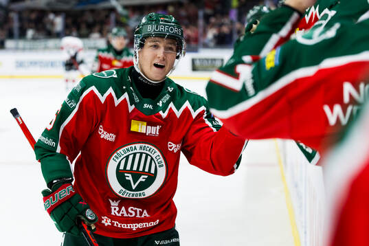 Frölundas Filip Hasa jublar