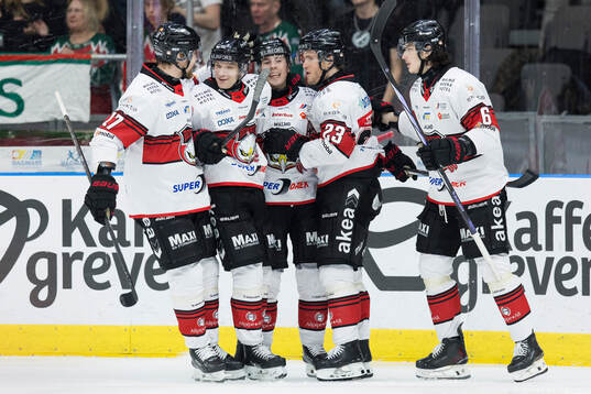 Malmö Redhawks Henrik Haapala jublar