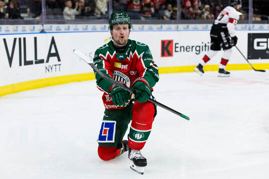 Frölundas Filip Hasa jublar