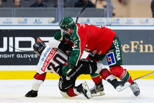 Malmö Redhawks Thomas Berg Paulsen och Frölundas